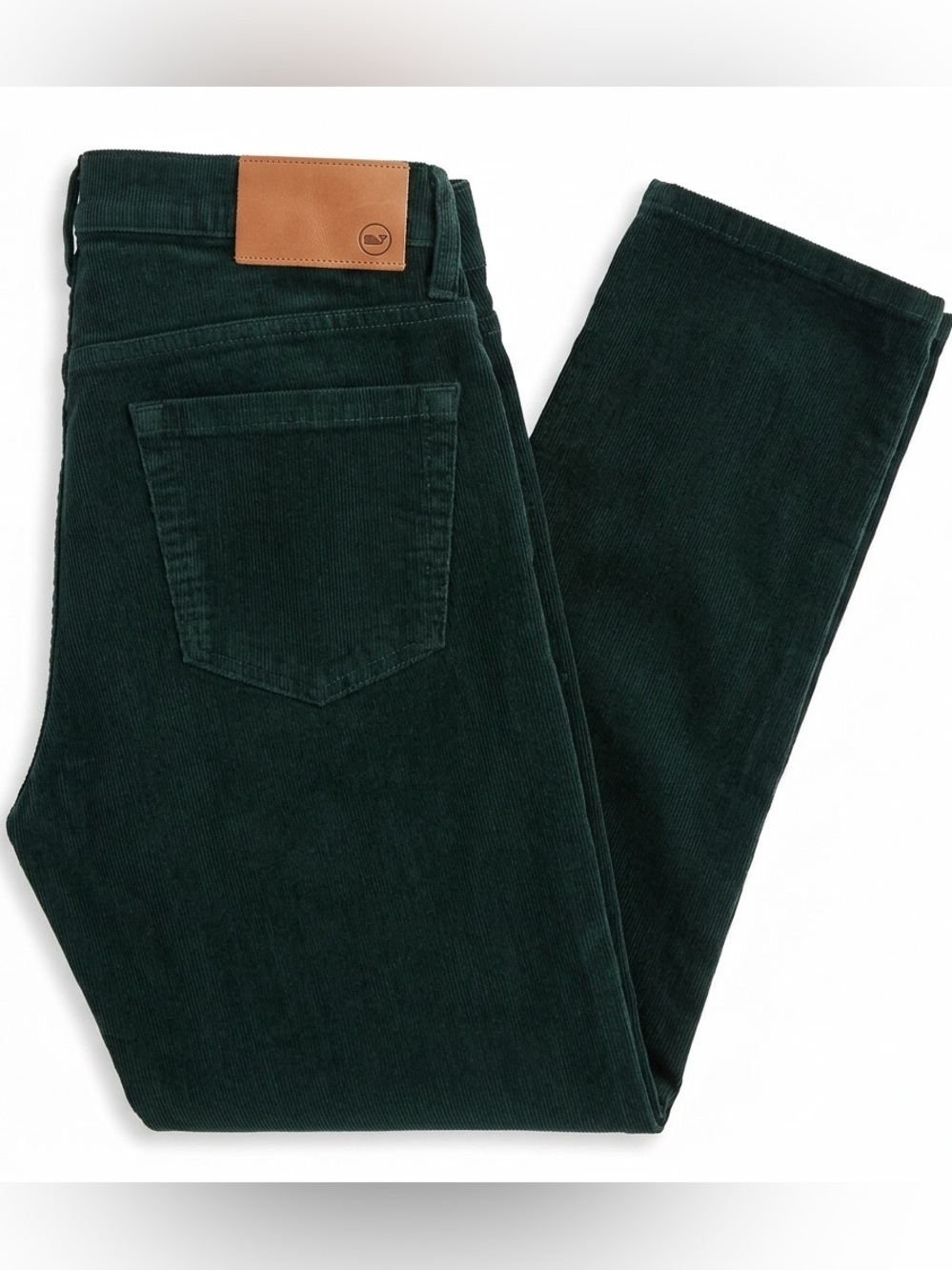Vineyard Vines Mens Corduroy Pants 28X32 Green Straight Leg Preppy
